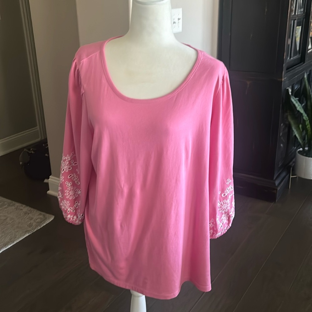 Talbots Pink Top size 1 x